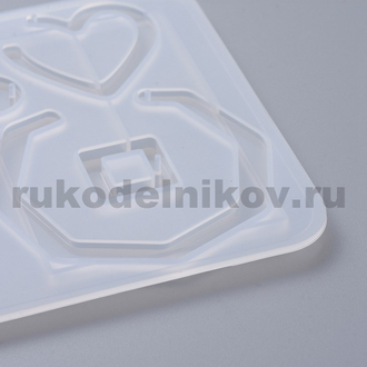 Форма для эпоксидной смолы "Набор серег"