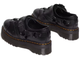 Dr Martens 1461 Harness Leather Platform Shoes Black