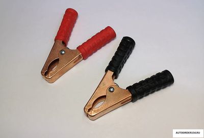 Зажим электрический №4 L=105мм (омедненный) цена за 10 пар