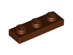 Plate 1 x 3, Reddish Brown (3623 / 4211152)