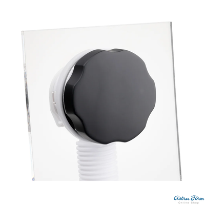 Слив-перелив п/автомат VEGA 60см, черный глянцевый V55R 60BG