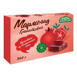 Мармелад "Рубиновый гранат", 360г (Белёвские сладости)