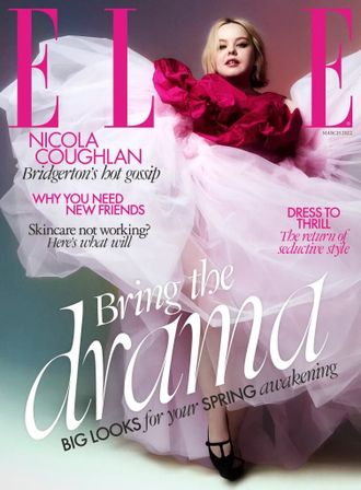 Elle UK Magazine March 2022 Nicola Coughlan Cover, Иностранные журналы в Москве, Intpressshop