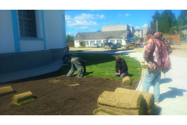 Гидропосев. Устройство газона.