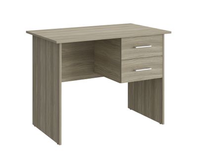 Стол офисный ОФ-111К с тумбой ОФ-21 Блэквуд сатиновый