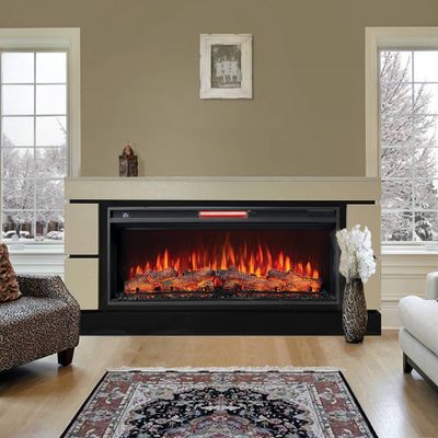 Линейный электрокамин Норман SL-D с очагом Joker 45