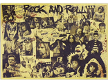 Rock and roll, плакат (Ч/Б) 51,5х36 см.