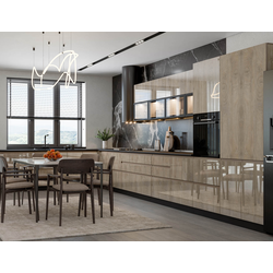 Угловая кухня Этна лак модульная можно заказать по своим размерам