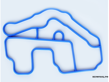 Прокладка корпуса термостата K4M K4J Renault Megane 2 Scenic 2 ZENTPARTS аналог 8200029741