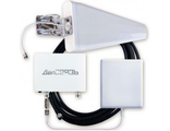 DS-9002100-10C2  Комплект для усиления 3G сигнала с суммарным усилением 88 дБ. В зависимости от уровня входного сигнала может обеспечить качественным сигналом площадь до 300м2.