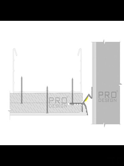 Потолочный профиль Pro Design Gipps 594 Черный