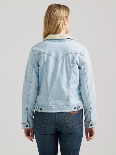 Куртка Wrangler® Retro® Women's  Sherpa Lined Western Denim Jacket