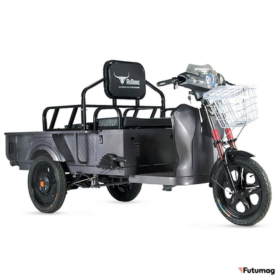 Грузовой электротрицикл Rutrike D1 ГП 1200 60V900W серый