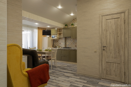 Апартаменты с 2 спальнями и террасой