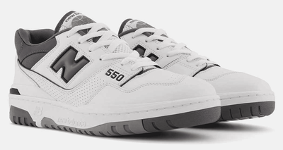 New Balance 550 White (Белые с серым) Арт2 сбоку