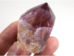 Аметрин, аметист, кристалл полированный со спиленным основанием, Бразилия (51*38*32 мм, 87 г) №37671