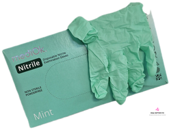 Перчатки нитриловые Mediok Mint 50 пар р-р S