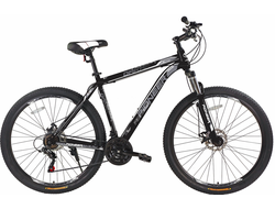 PIONEER DAKAR 29'' Чёрный-белый (21 скорость, Shimano, дисковые тормоза)