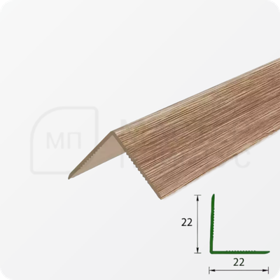 УГОЛ ДЕКОРАТИВНЫЙ 10Х10 УП 01-27.2700.501Л СЕРЕБРО (матовый)