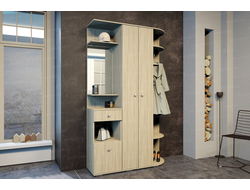 ЛДСП Прихожая ВИЗА Ясень Шимо светлый