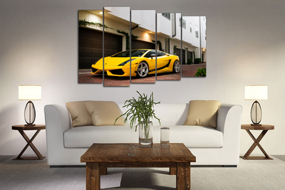 Модульная картина "Ламборджини галардо"