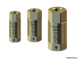Обратный клапан VNR-OHD вход 1"г. выход 1" г. 200 л/мин  латунь