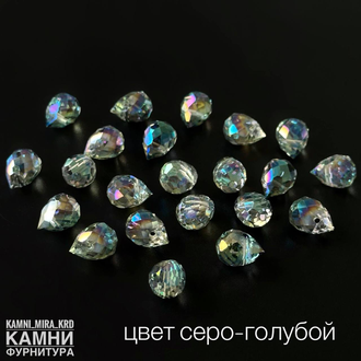 Бриоли-лук огранка стекло 7,9 мм, цвет в ассортименте, цена за штуку