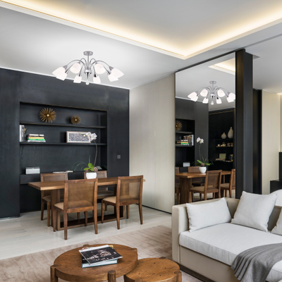 Люстра потолочная 8хЕ27 хром 680797