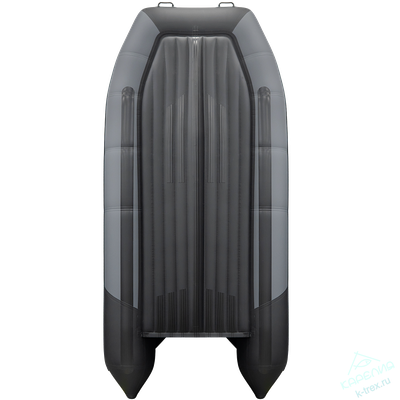 Лодка ПВХ Мастер Лодок Таймень RX3700НДНД Графит / Чёрный бронированная
