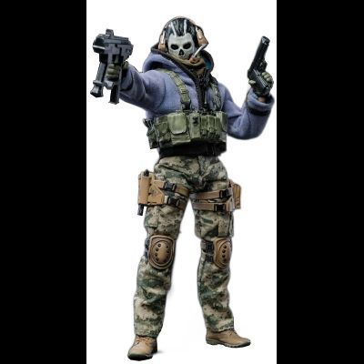 ПРЕДЗАКАЗ - Саймон &quot;Гоуст&quot; Райли (Призрак, Ghost, Call of Duty Modern Warfare II) - Коллекционная фигурка 1/12 The Ghost Soldier Action Figure - CY7-TOYS ?ЦЕНА: 11600 РУБ.?