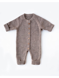 Комбинезон "Лапша" коричневый