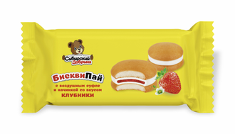 «БисквиПай» с начинкой со вкусом клубники