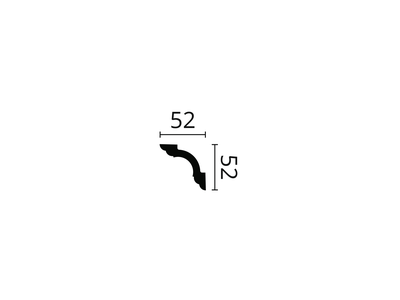 Карниз WT5 WALLSTYL® - 52*52*2000мм