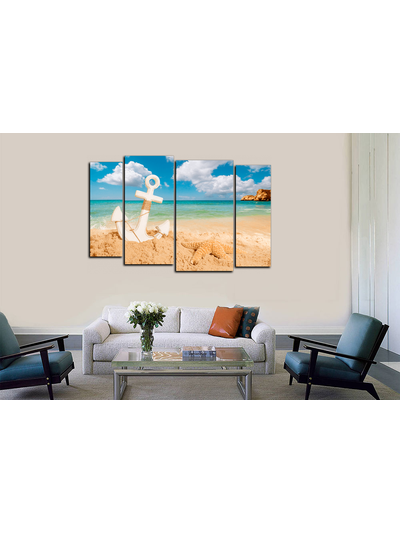 Модульная картина "Голубая лагуна"