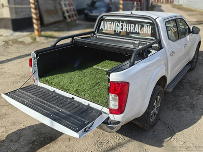 Жёсткая 4-секционная крышка HAL Standart на рестайлинговый пикап Donfeng DF6 с дугой на 3х опорах!