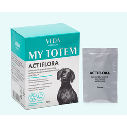 АКТИФЛОРА (ACTIFLORA) комплекс пробиотиков и пребиотика для собак, 1 саше 1 грамм
