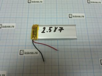 Аккумулятор с контроллером №6 для телефона 3.7v 700mah (70x25х3 mm)