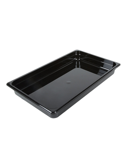 Гастроёмкость 1/1-65, поликарбонат, чёрная