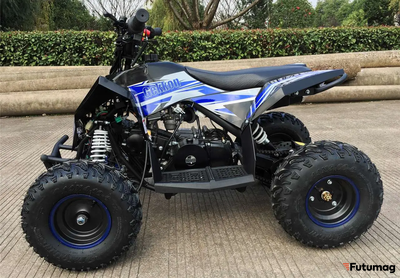 Детский квадроцикл Motax GEKKON 90cc Бензиновый Черно-синий