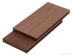 Террасная доска Bruggan Multicolor полнотелая Cedar