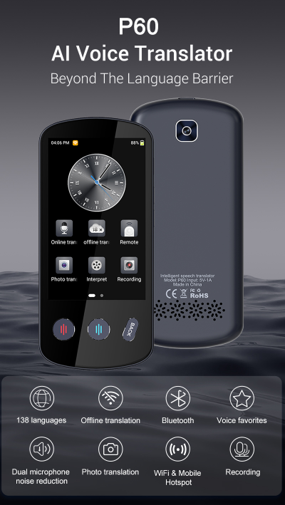 Карманный переводчик (офлайн и онлайн)  Translator P60