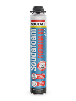 Soudal Soudafoam Premium 65 зимняя, профессиональная пистолетная пена 12*820мл