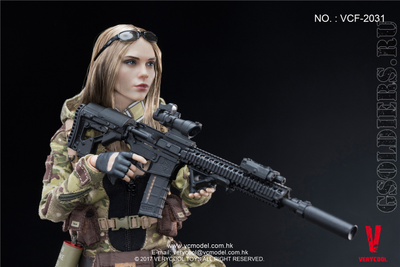 Коллекционная фигурка 1/6 MC Camouflage Women Soldier Villa (VCF-2031) - VERYCOOL