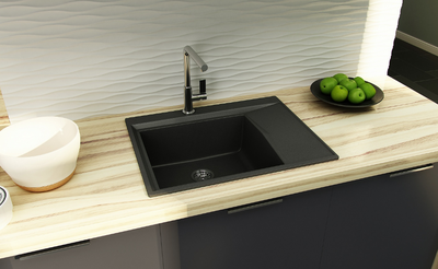 Кухонная мойка Fostogran Юнона 650х510х190мм, 404-Антрацид