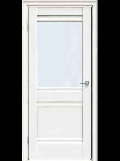 Остекленная дверь Triadoors L12 белый сатин