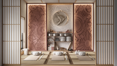 Панно гипсовое KASSIOPEA артикул SPN8