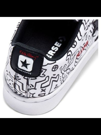 Кеды Converse x Keith Haring One Star Pro кожаные белые низкие