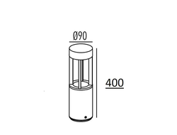 Светильник ландшафтный BRISBANE 43-400  LED-7W