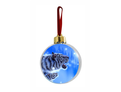 Новогодний ёлочный шар год Тигра №5