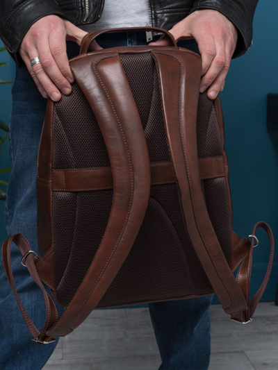 Кожаный рюкзак Montemoro Premium brown (арт. 3044-53)